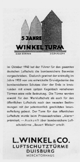 Anzeige der Fa.Winkel